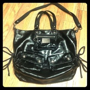 COACH Poppy Spotlight Patent Leather Tote